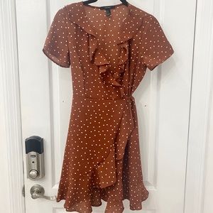 Forever 21 Polka Dot Wrap Dress